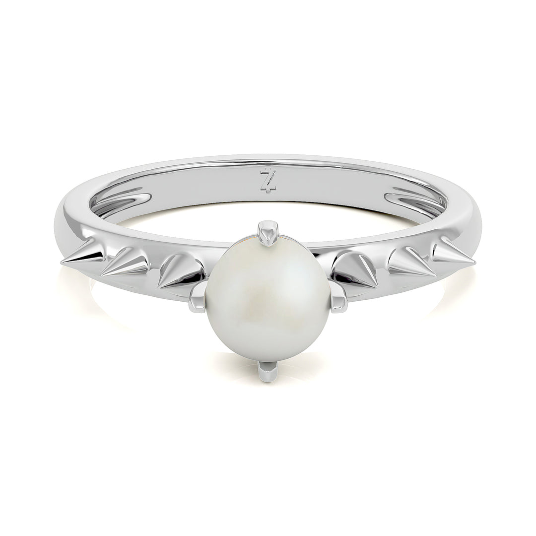 Spike Pearl Ring – zillionaire.global