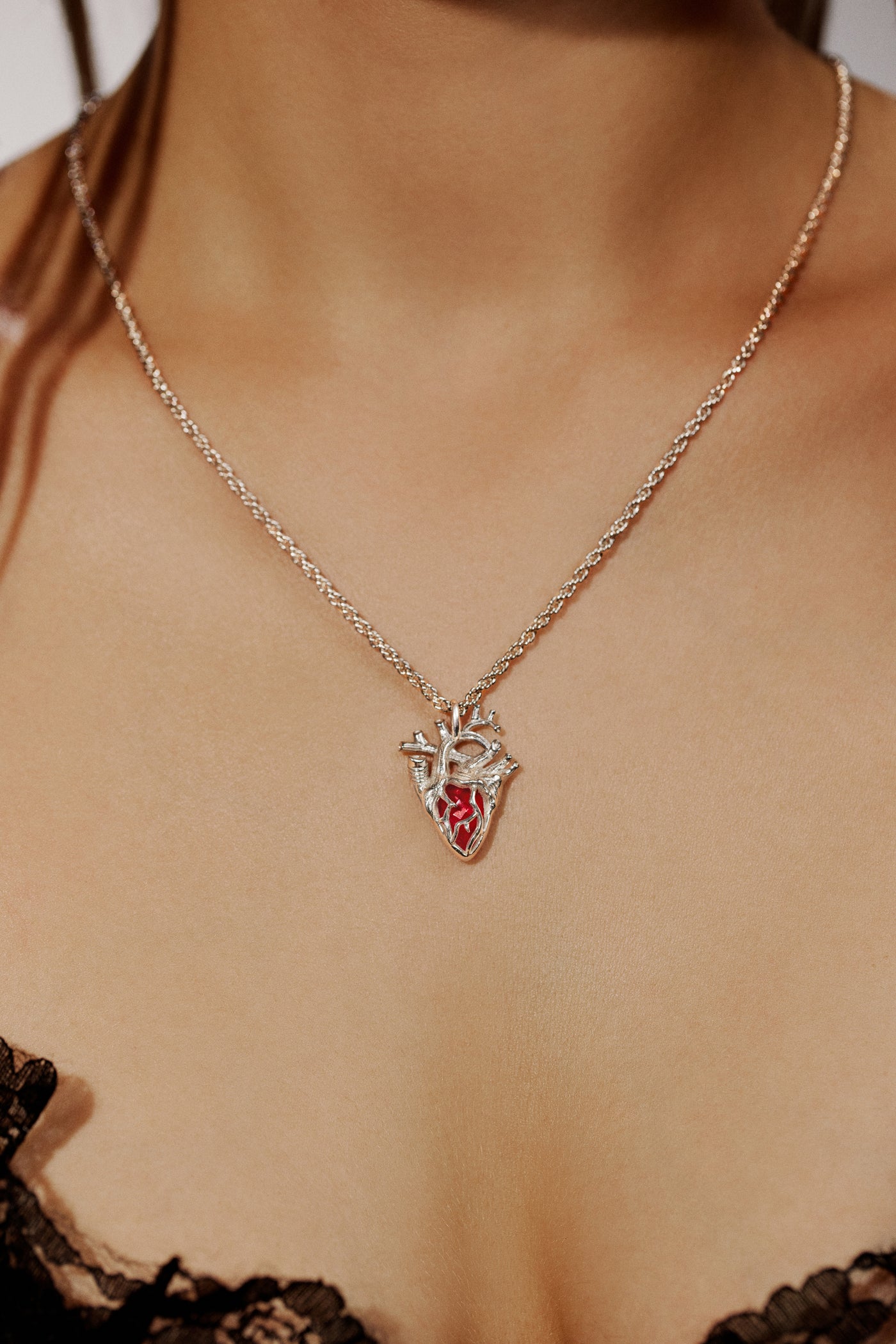 Human Heart Pendant