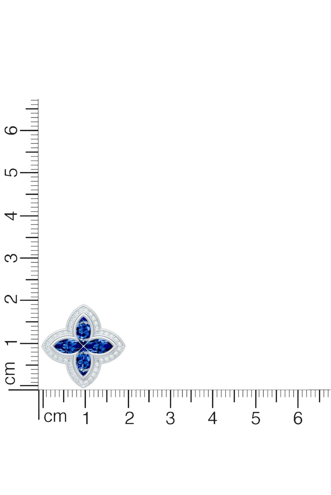 Clover Pendant (Sapphire)