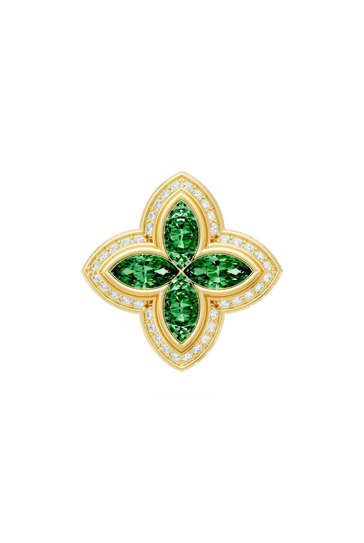Clover Pendant (Emerald)