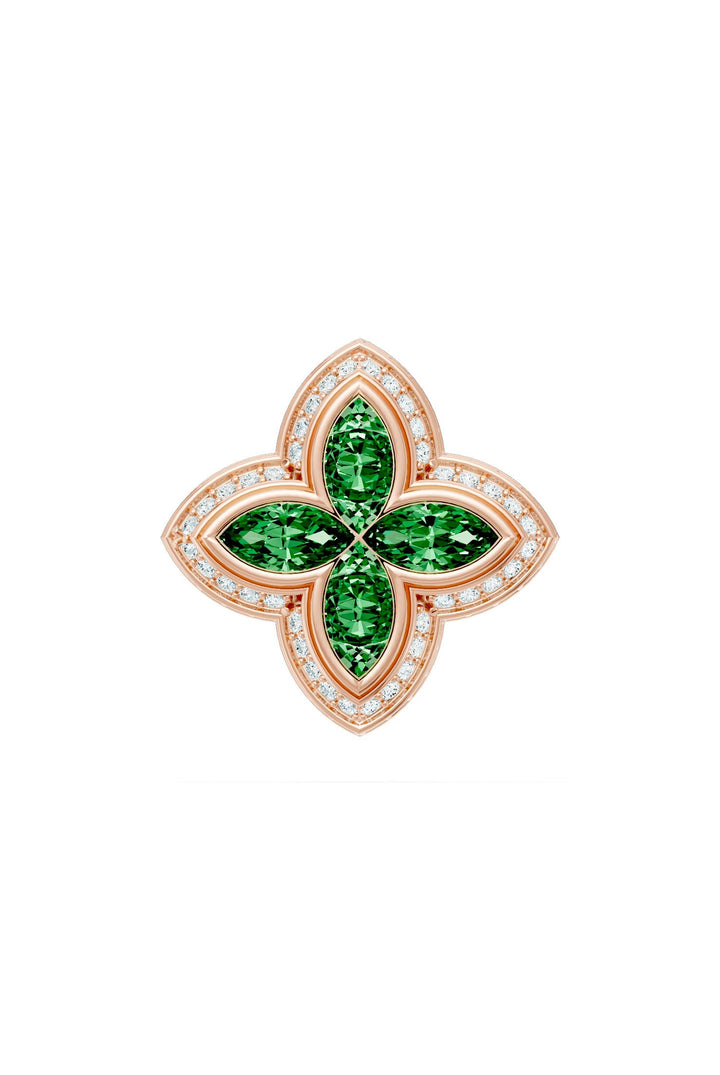Clover Pendant (Emerald)