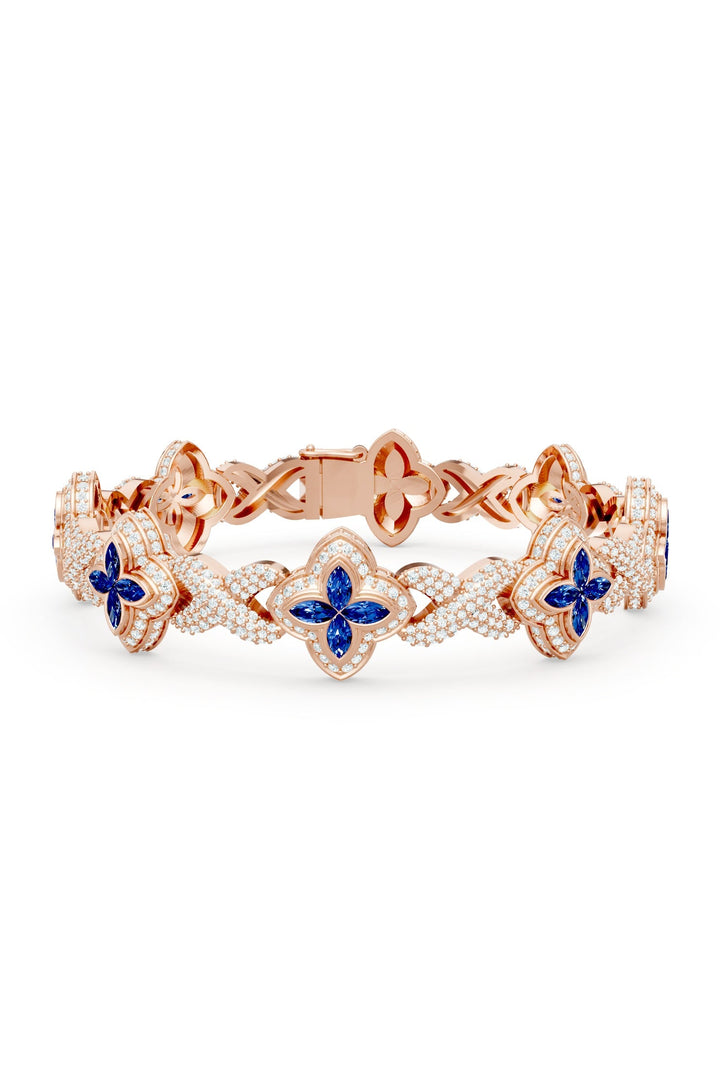 Clover Bracelet (Sapphire)
