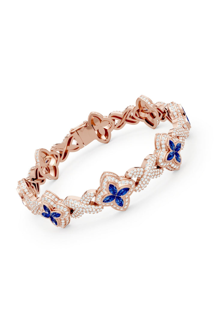 Clover Bracelet (Sapphire)