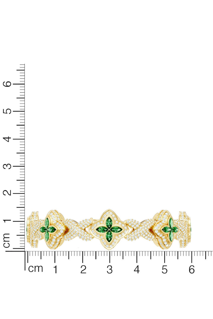 Clover Bracelet (Emerald)