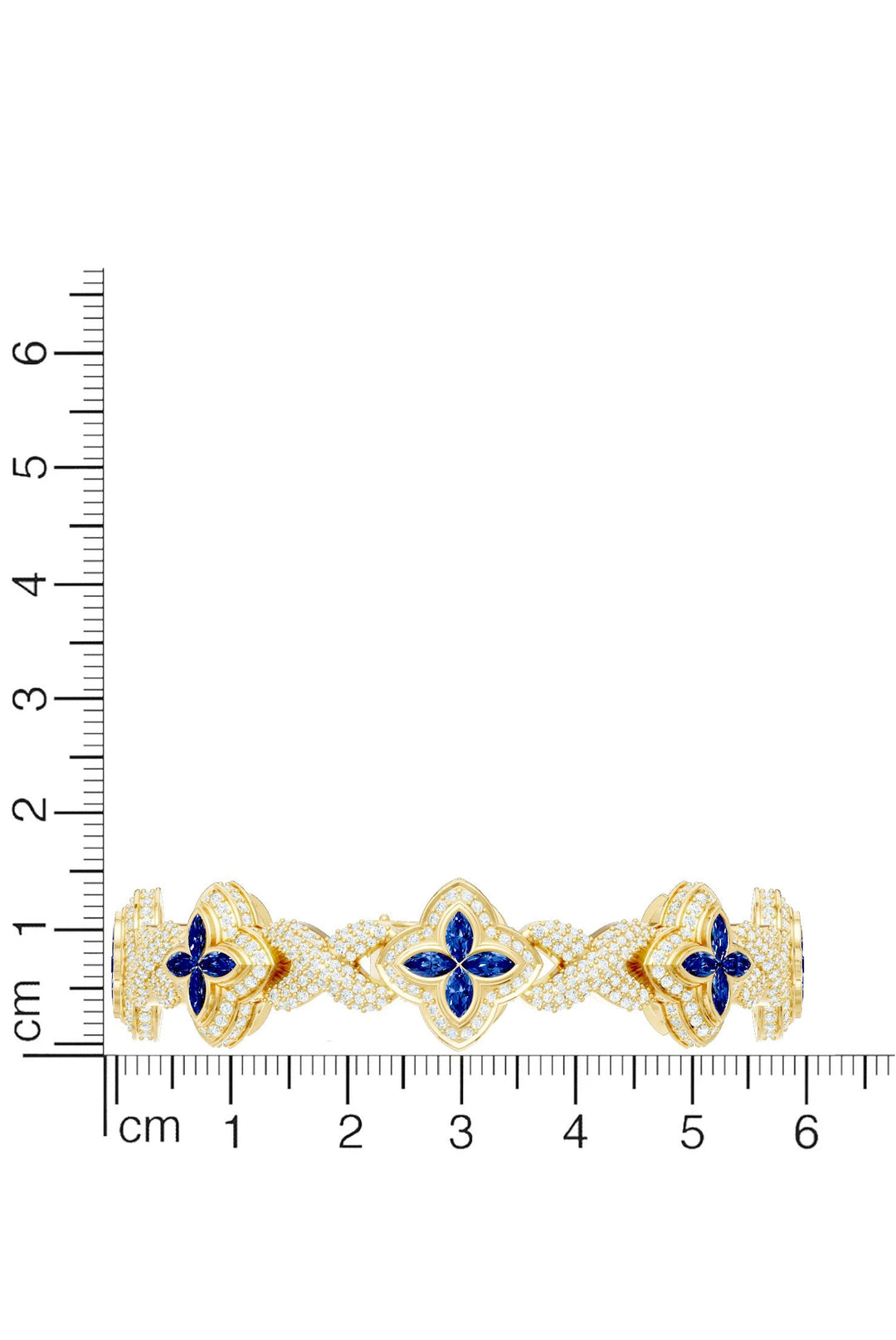 Clover Bracelet (Sapphire)