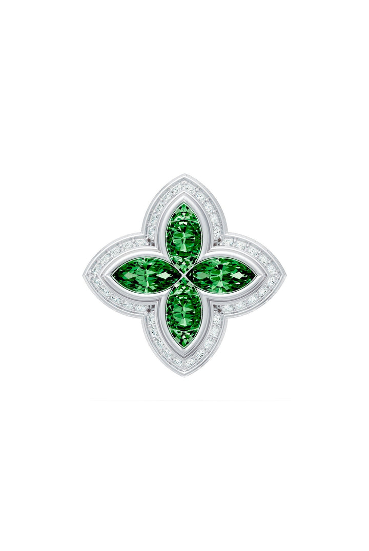 Clover Pendant (Emerald)