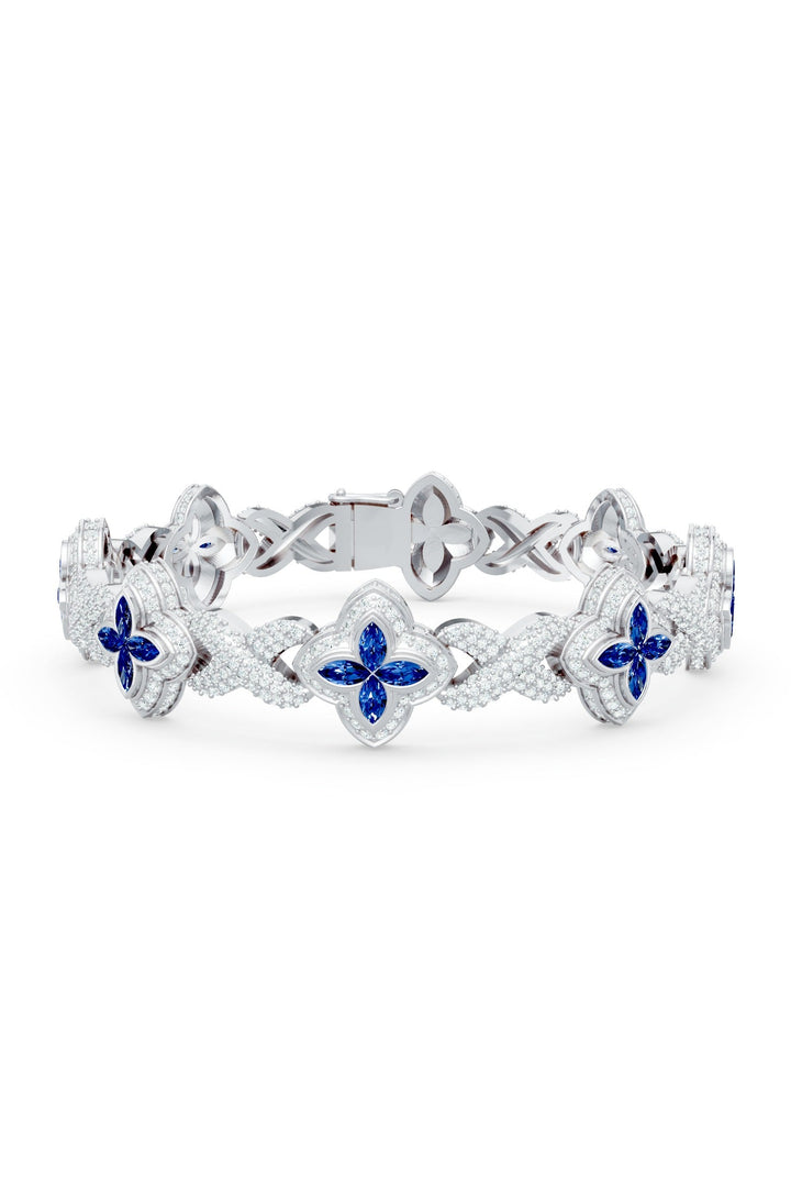 Clover Bracelet (Sapphire)