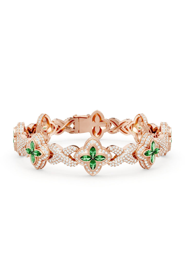 Clover Bracelet (Emerald)