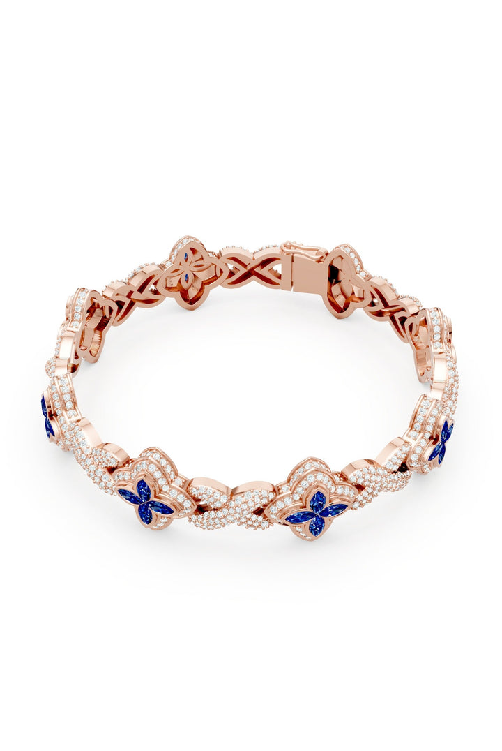 Clover Bracelet (Sapphire)