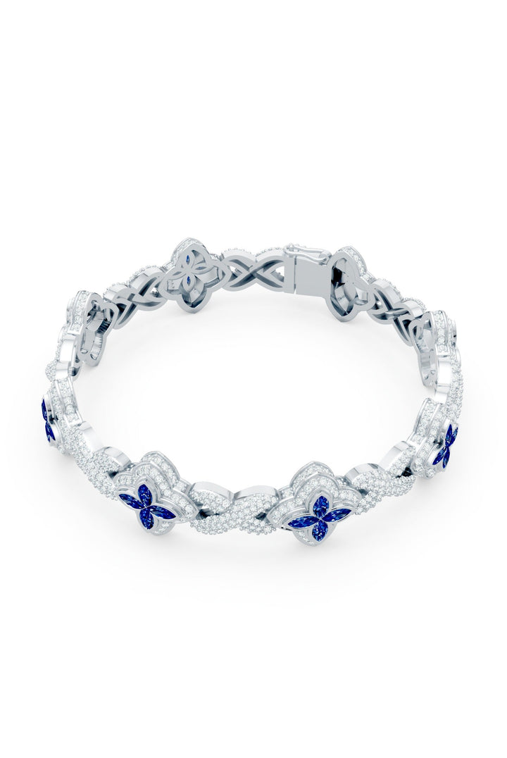 Clover Bracelet (Sapphire)