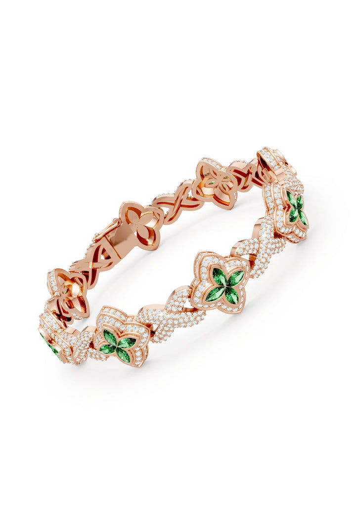 Clover Bracelet (Emerald)