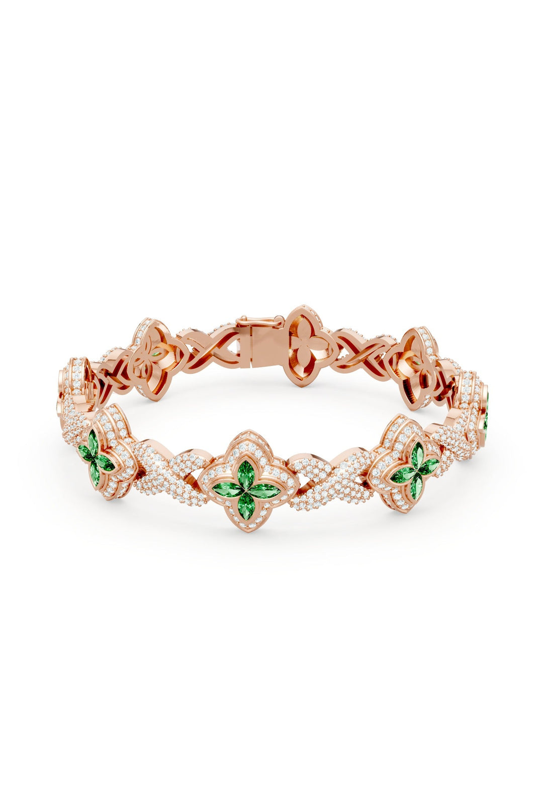 Clover Bracelet (Emerald)