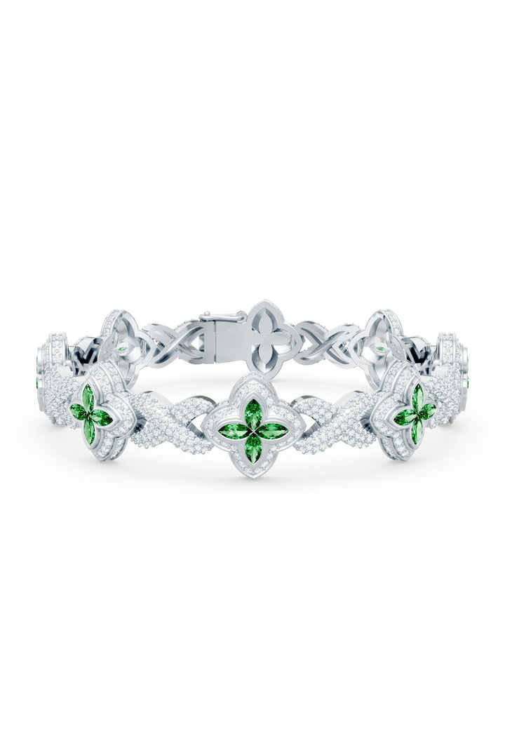 Clover Bracelet (Emerald)