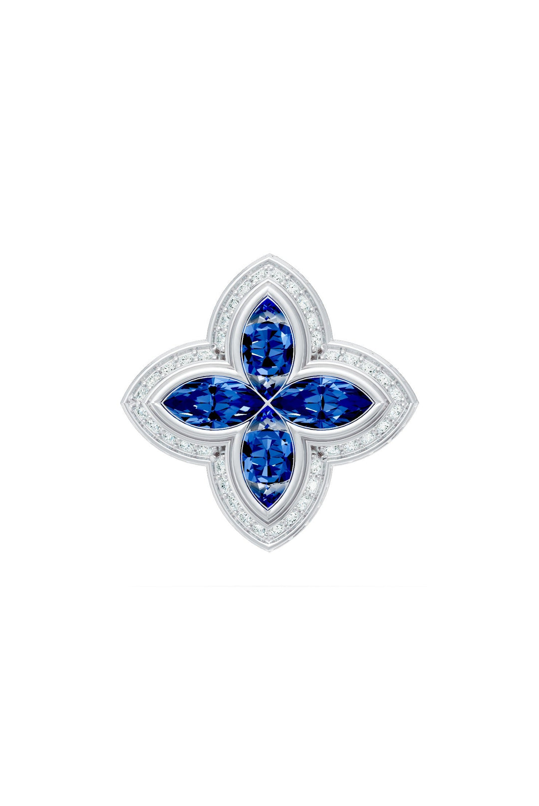 Clover Pendant (Sapphire)