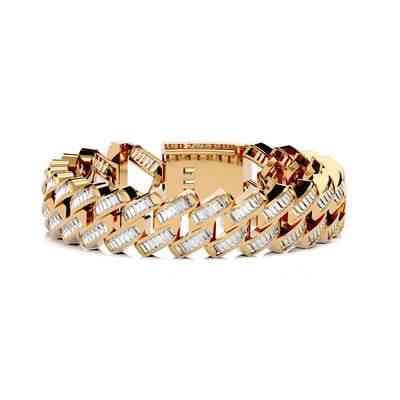 Baguette Cuban Bracelet