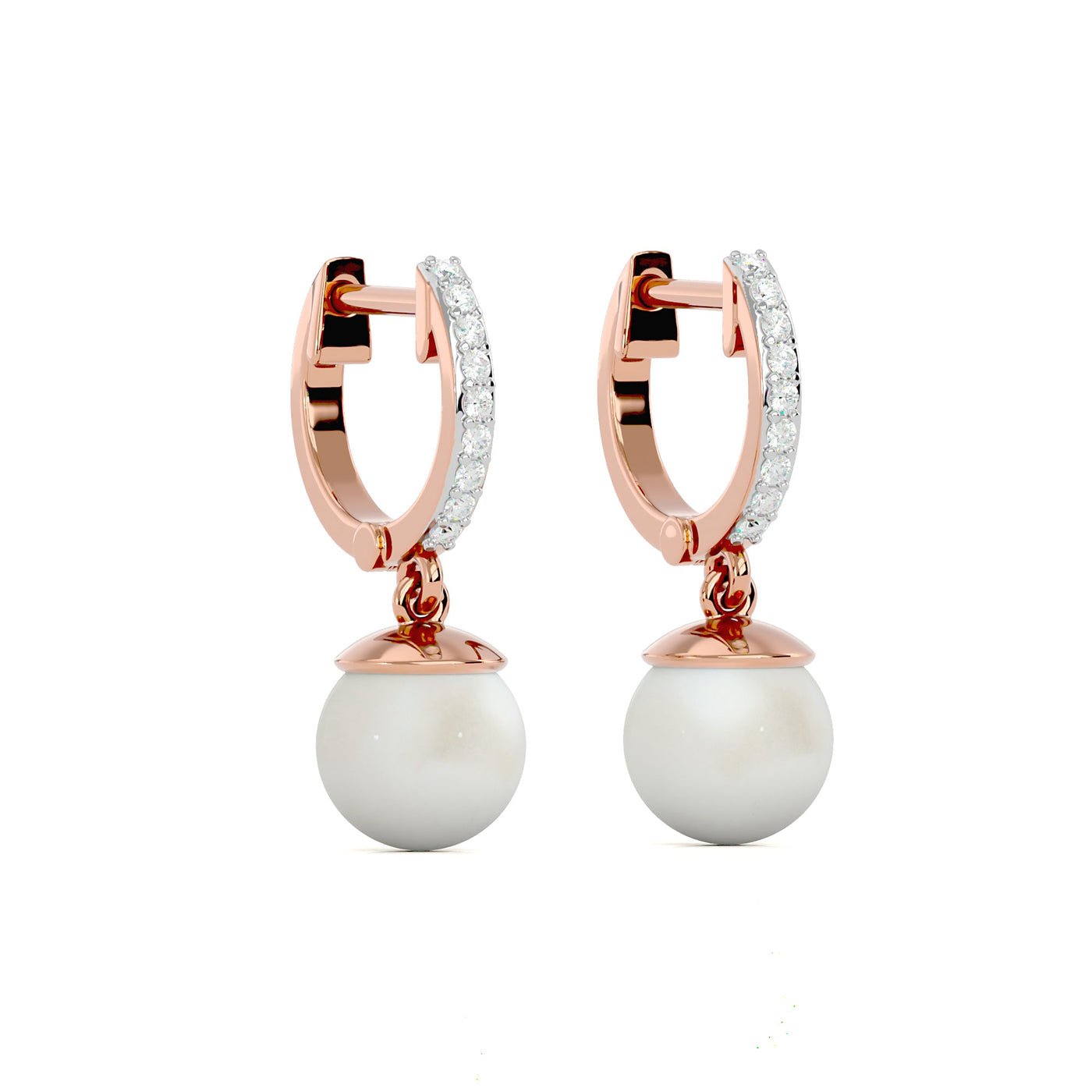 Hanging Pearl Earrings