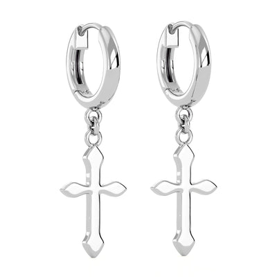 Plain Jane Cross Earrings