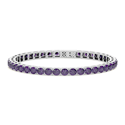 Purple Tennis Bracelet 4mm