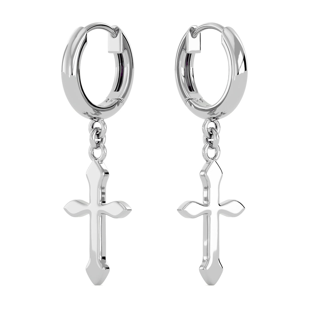 Plain Jane Cross Earrings