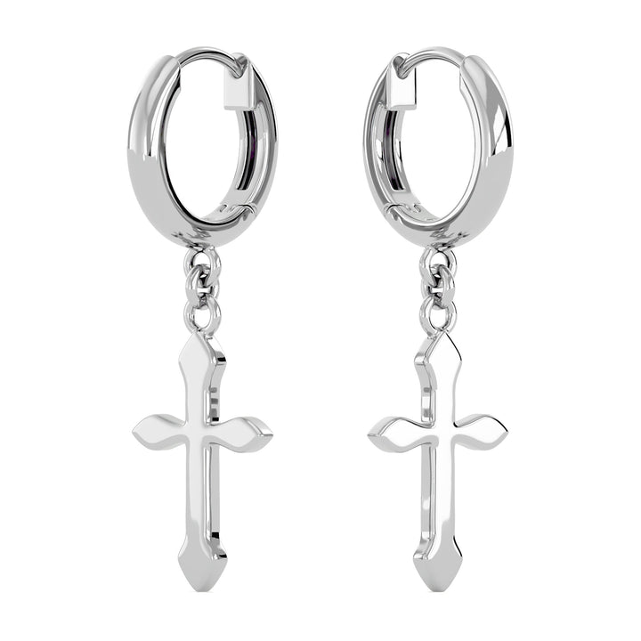 Plain Jane Cross Earrings