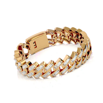 Baguette Cuban Bracelet