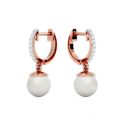 Hanging Pearl Earrings