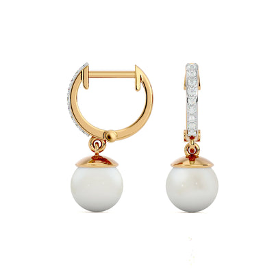 Hanging Pearl Earrings