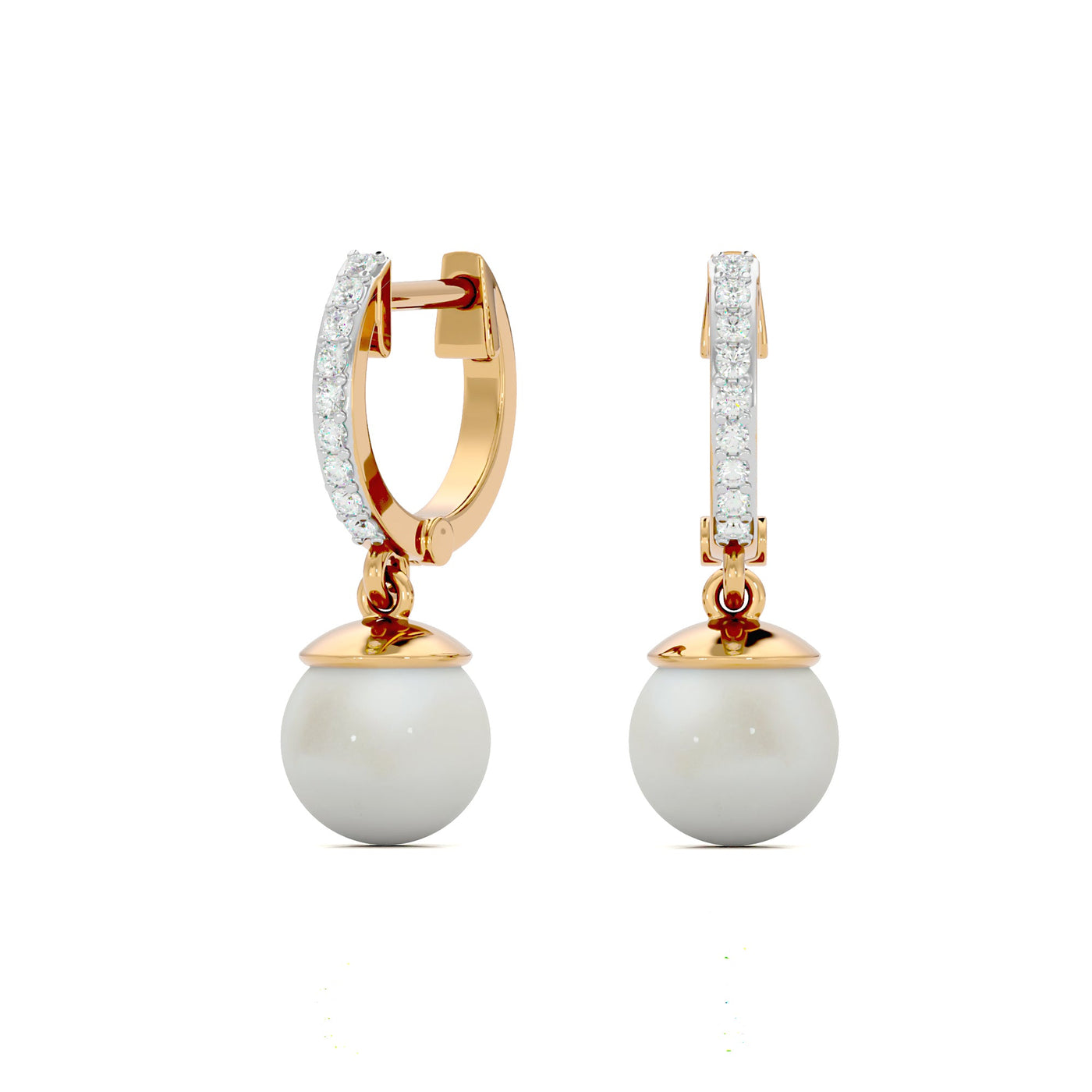 Hanging Pearl Earrings