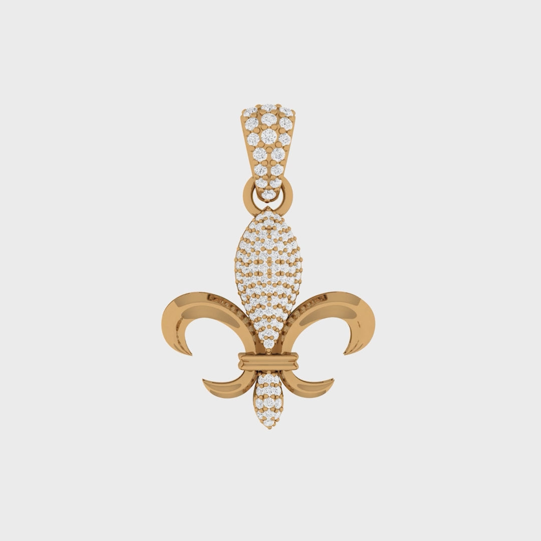 Fleur-De-Lis Emoji Pendant