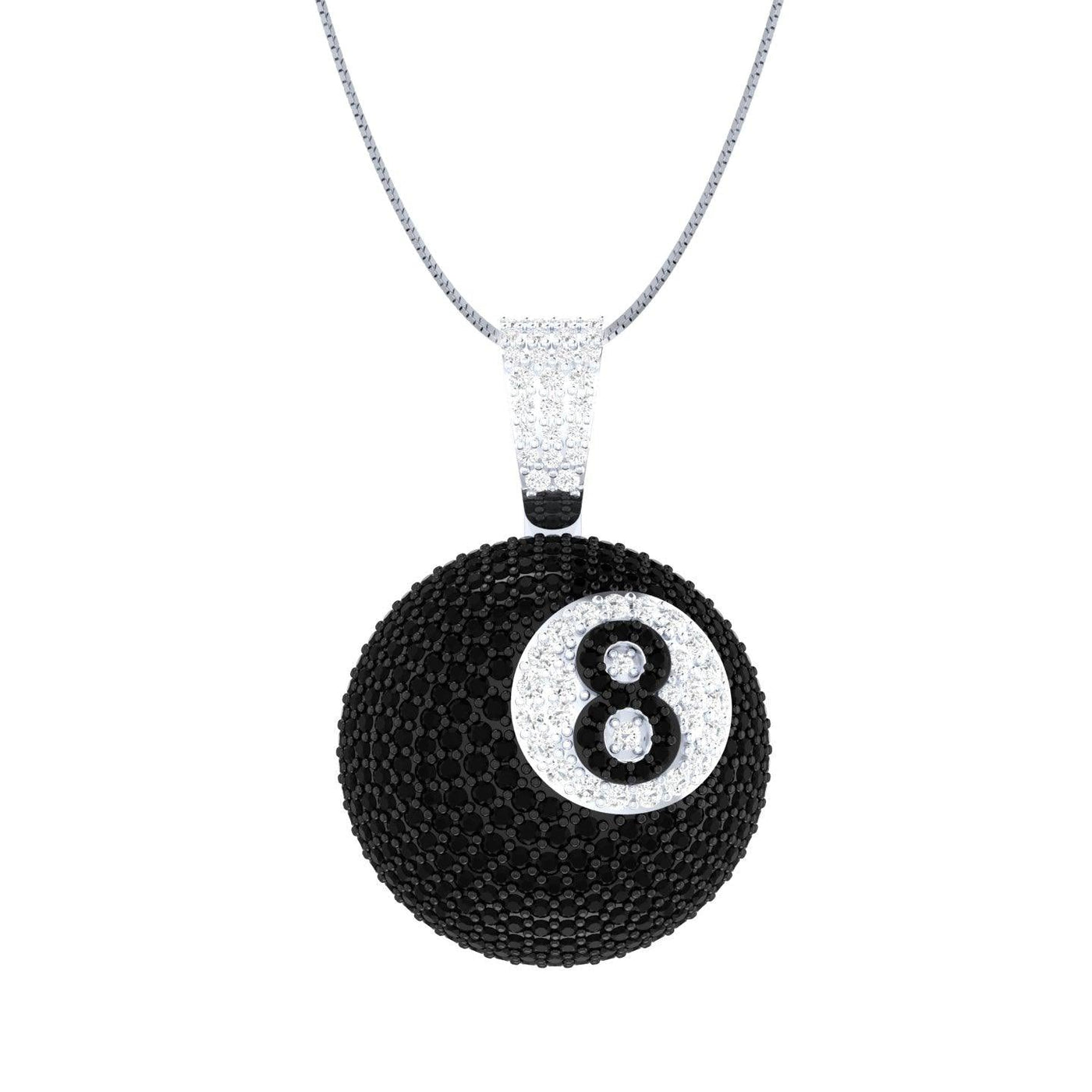 8 Ball Emoji Pendant - Zillionaireindia