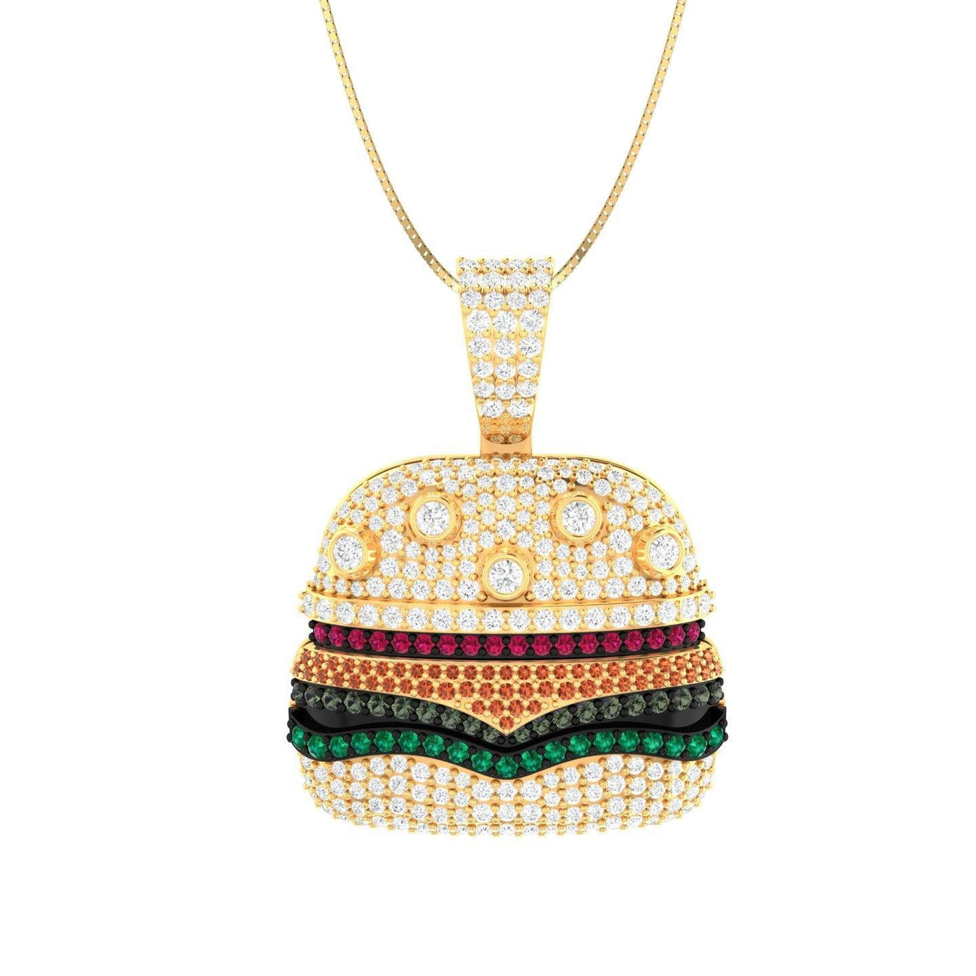 Burger Emoji Pendant - Zillionaireindia