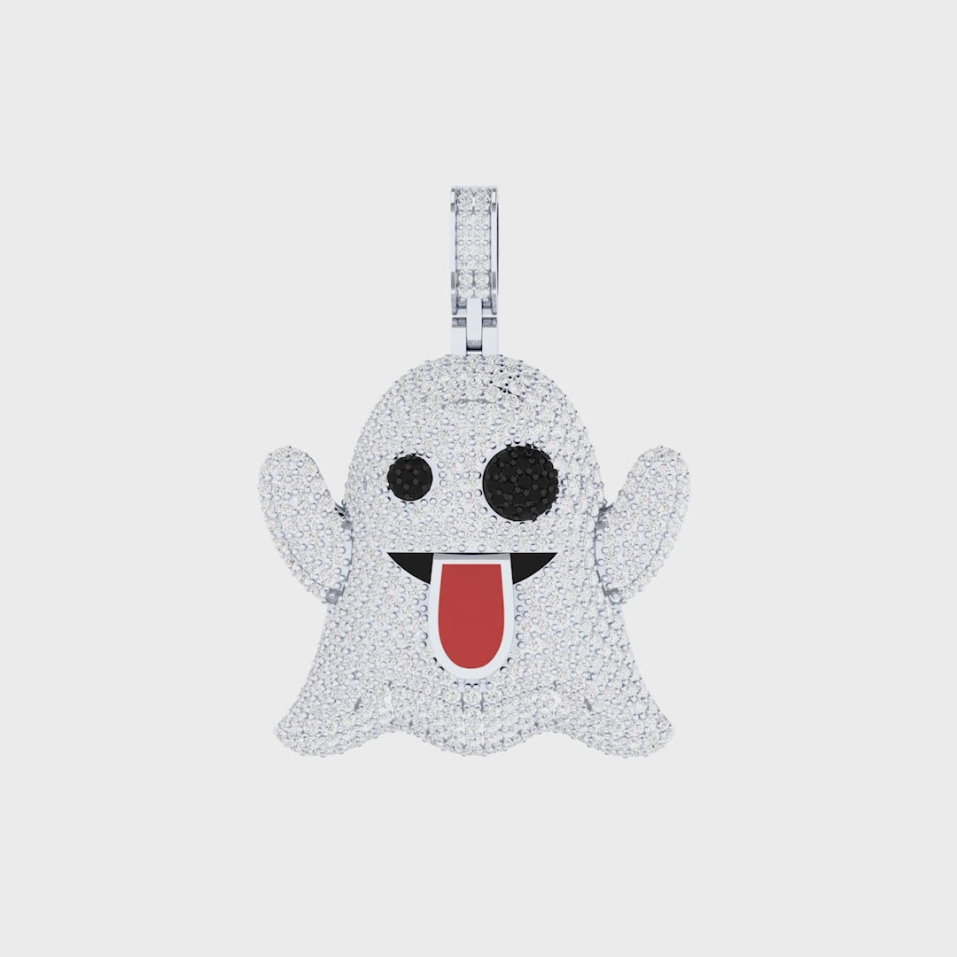 Ghost Emoji Pendant