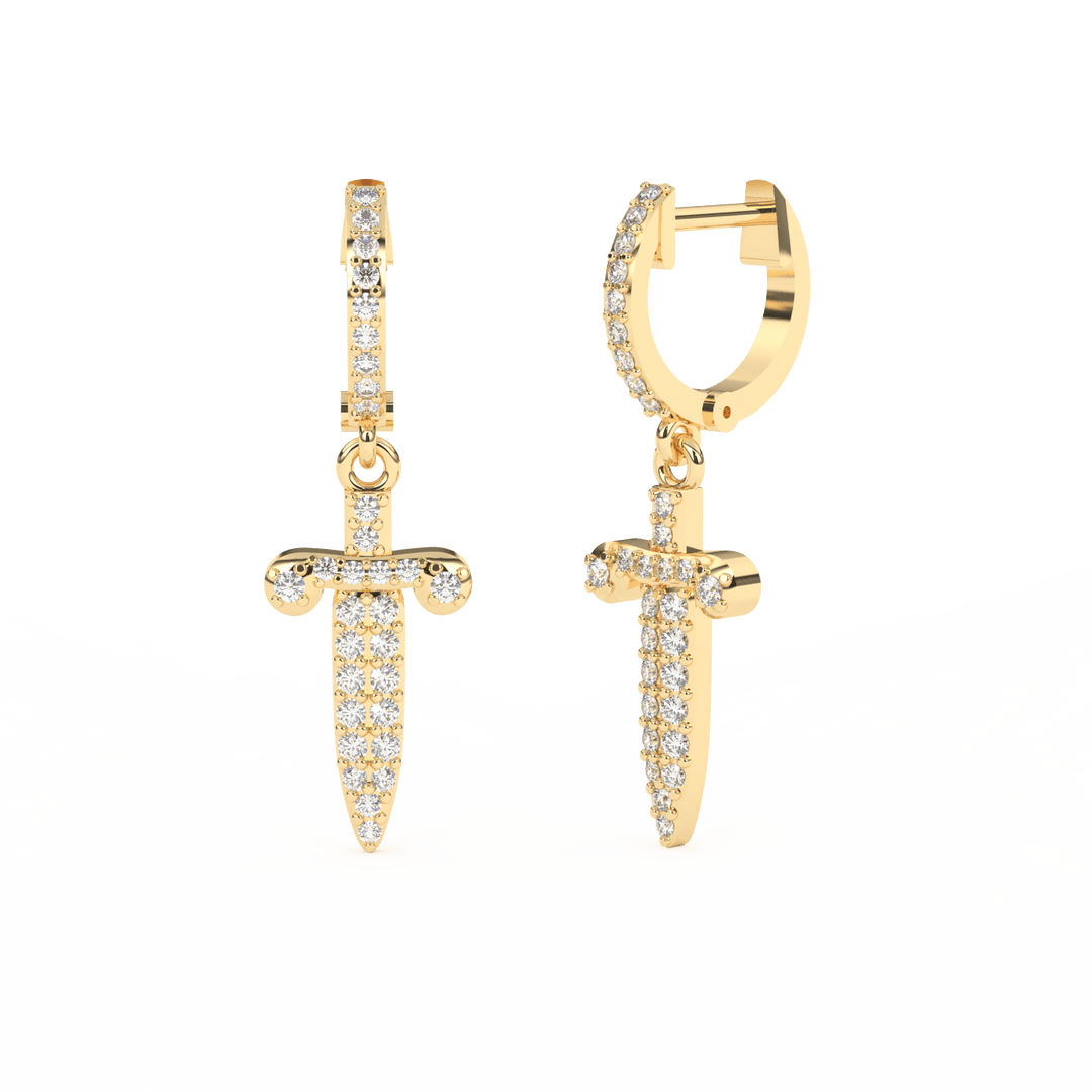 Dagger Earrings - Zillionaireindia