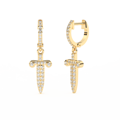 Dagger Earrings - Zillionaireindia