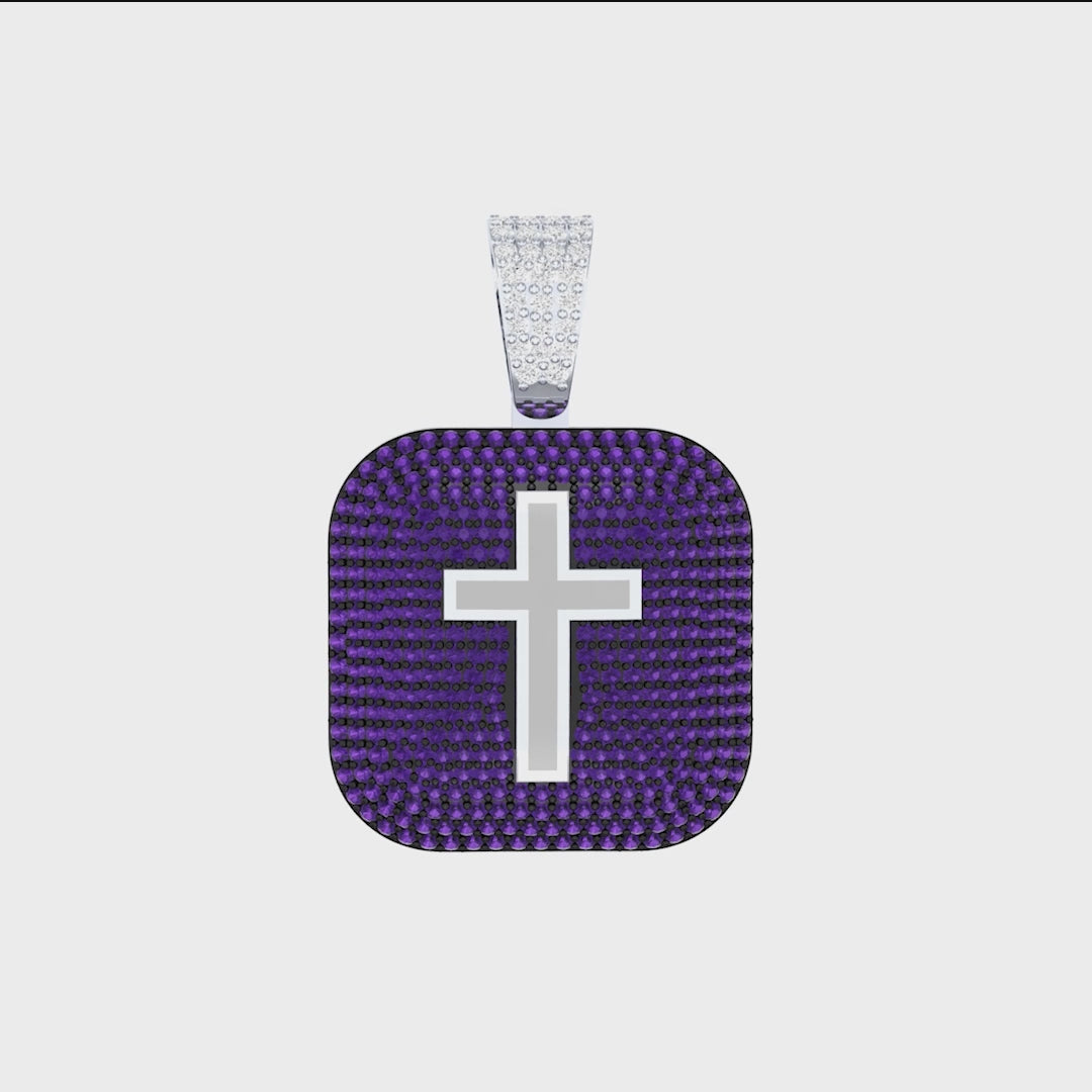 Cross Emoji Pendant