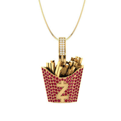 Fries Emoji Pendant - Zillionaireindia