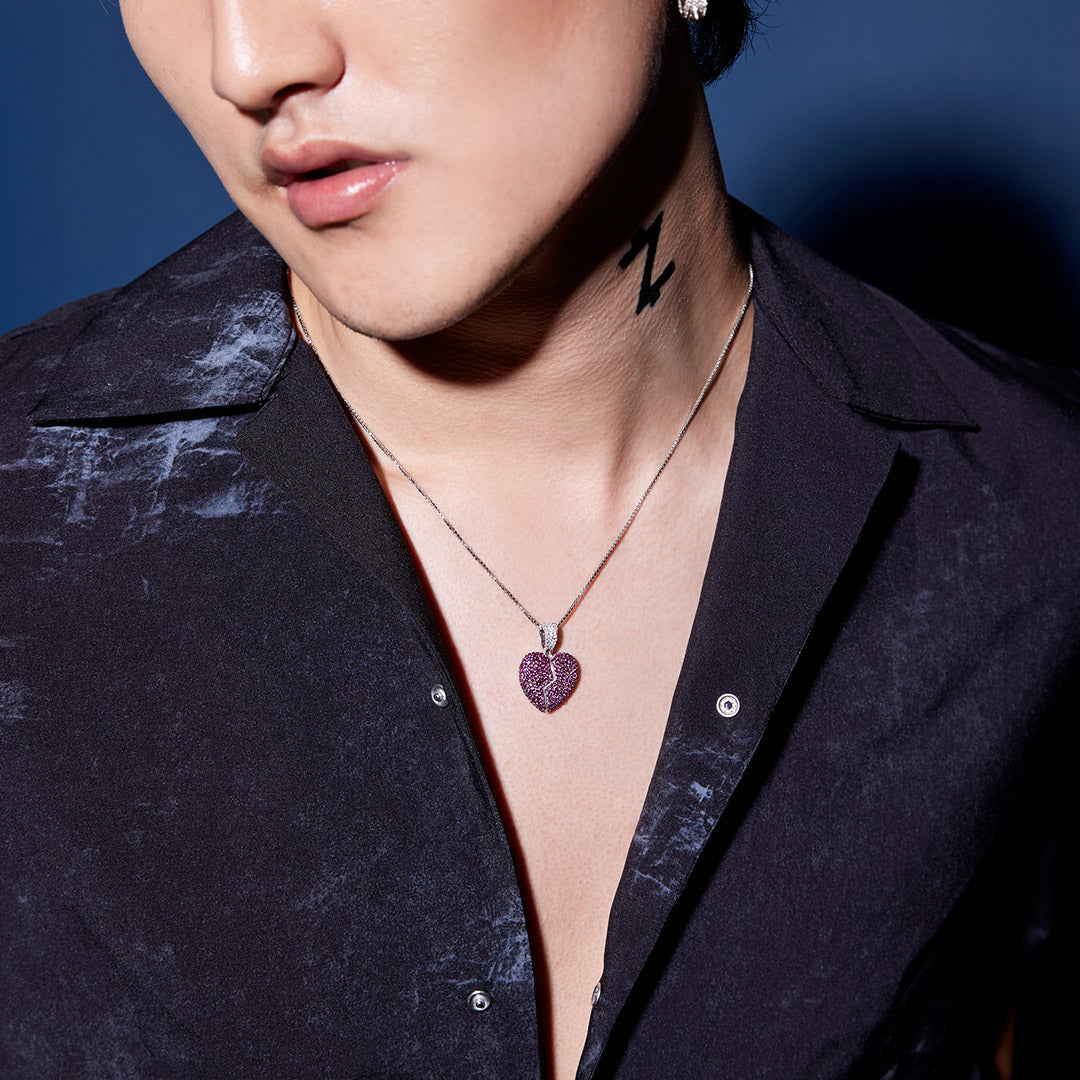 Heart Break Emoji Pendant