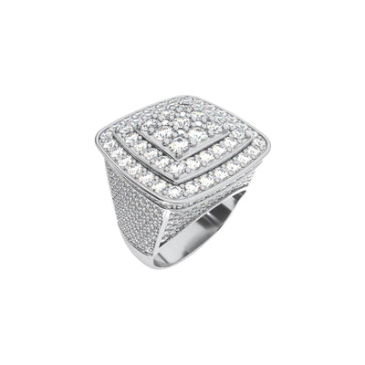 Pave Signet Ring