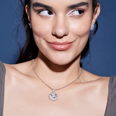 Smirk Emoji Pendant